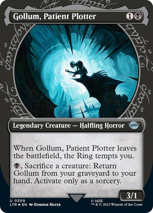 Gollum, Patient Plotter LTR Legendary Creature Halfling Horror *Foil* NM