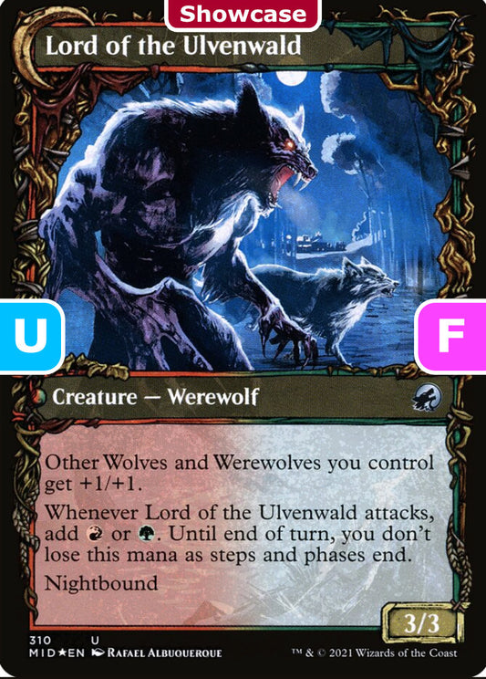 Kessig Naturalist/Lord of the Ulvenwald MID Creature Human Werewolf/Werewolf *Foil* NM
