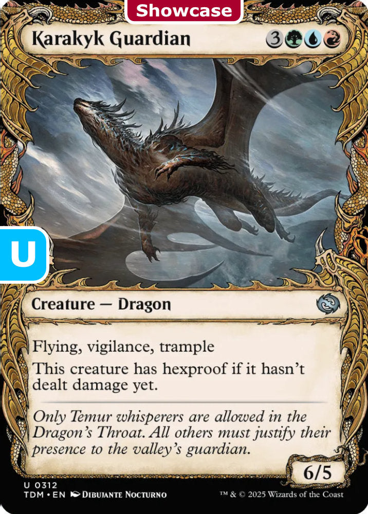 Karakyk Guardian TDM Creature Dragon NM