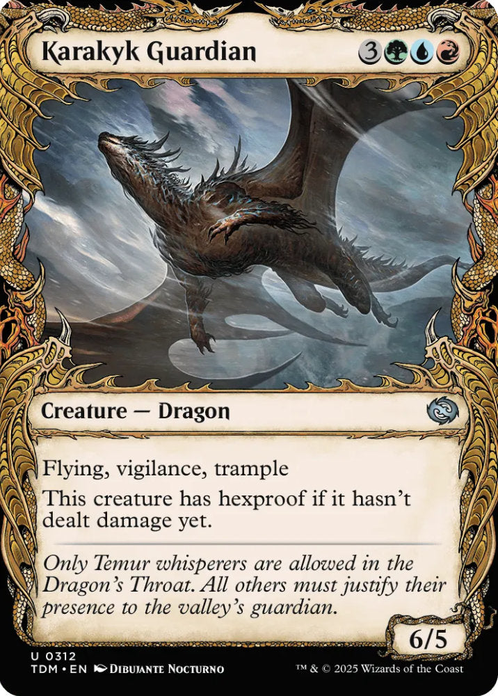 Karakyk Guardian TDM Creature Dragon NM