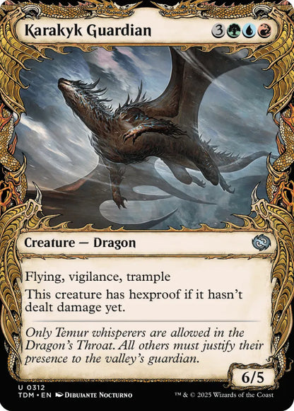 Karakyk Guardian TDM Creature Dragon NM