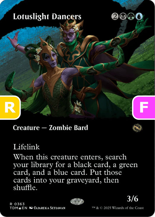 Lotuslight Dancers TDM Creature Zombie Bard *Foil* NM