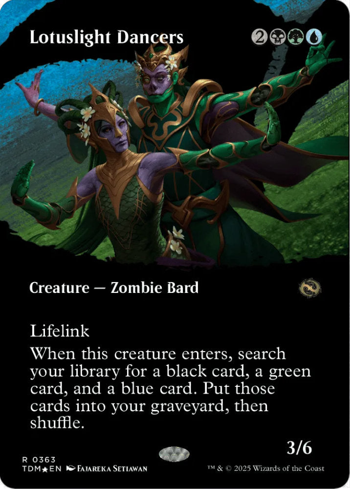 Lotuslight Dancers TDM Creature Zombie Bard *Foil* NM
