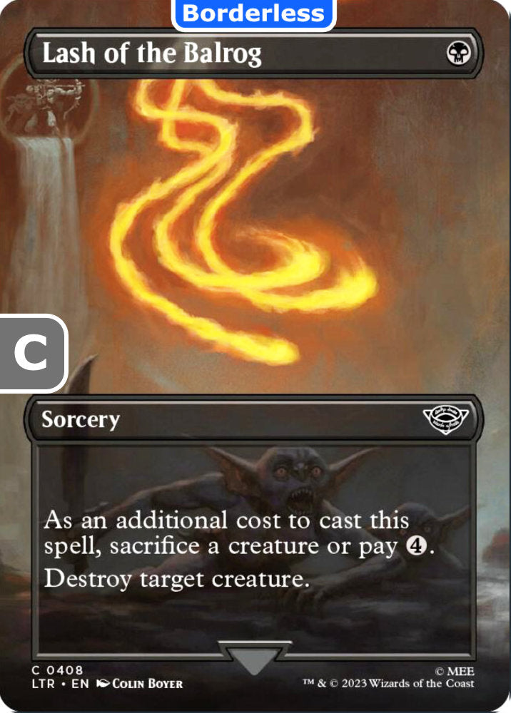 Lash of the Balrog LTR Sorcery  NM