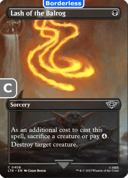 Lash of the Balrog LTR Sorcery  NM