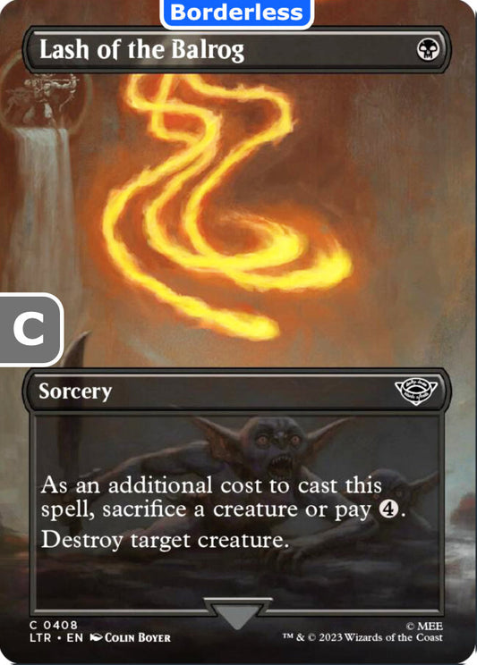 Lash of the Balrog LTR Sorcery  NM