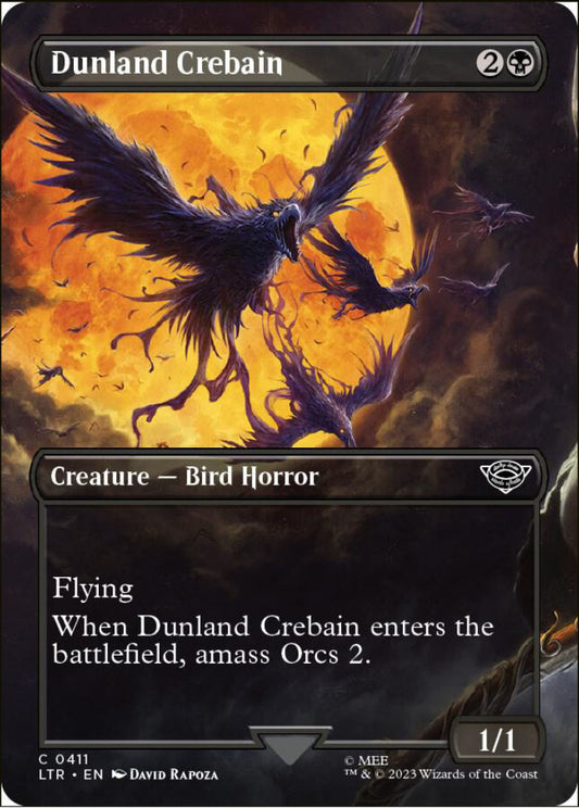 Dunland Crebain LTR Creature Bird Horror NM