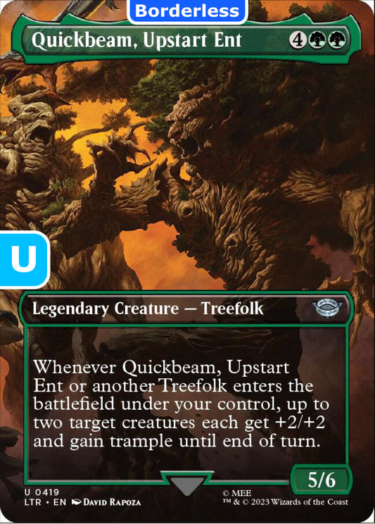 Quickbeam, Upstart Ent LTR Legendary Creature Treefolk NM