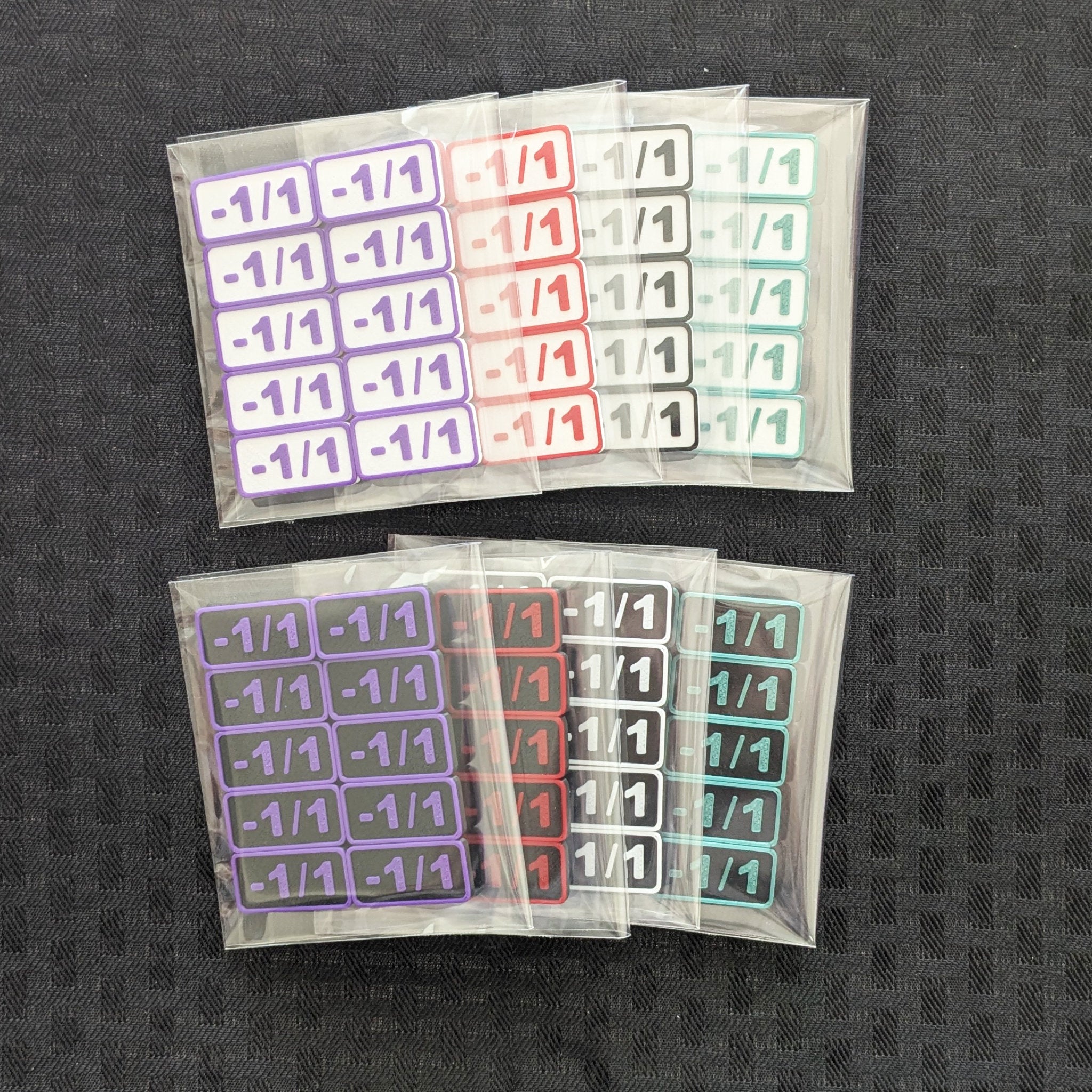 MTG Counter Set | +1/+1 & -1/-1 Tokens for Magic: The Gathering