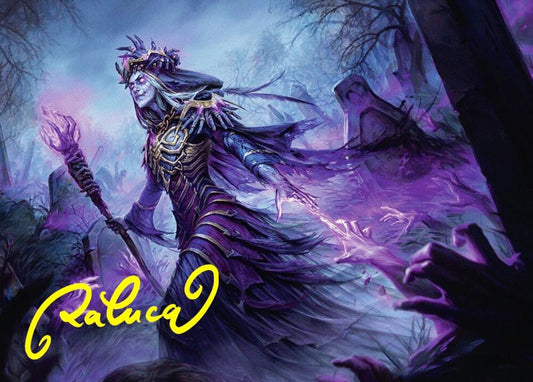 Zul Ashur, Lich Lord FDN Art Card  *signed* NM