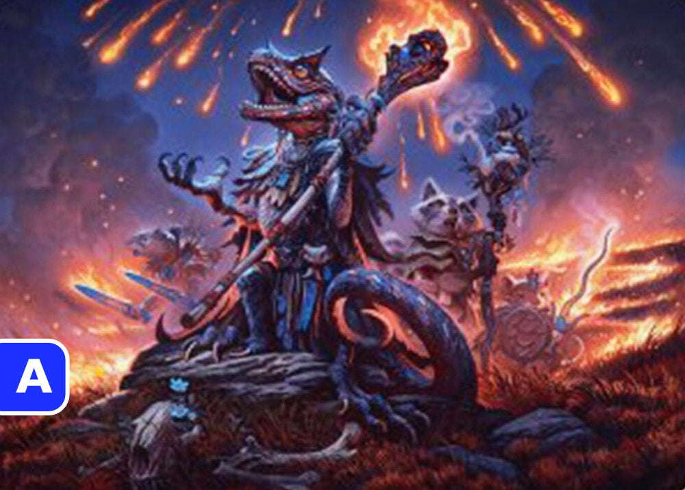 Valley Flamecaller BLB Art Card  NM