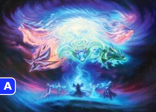 Call the Spirit Dragons TDM Art Card  NM