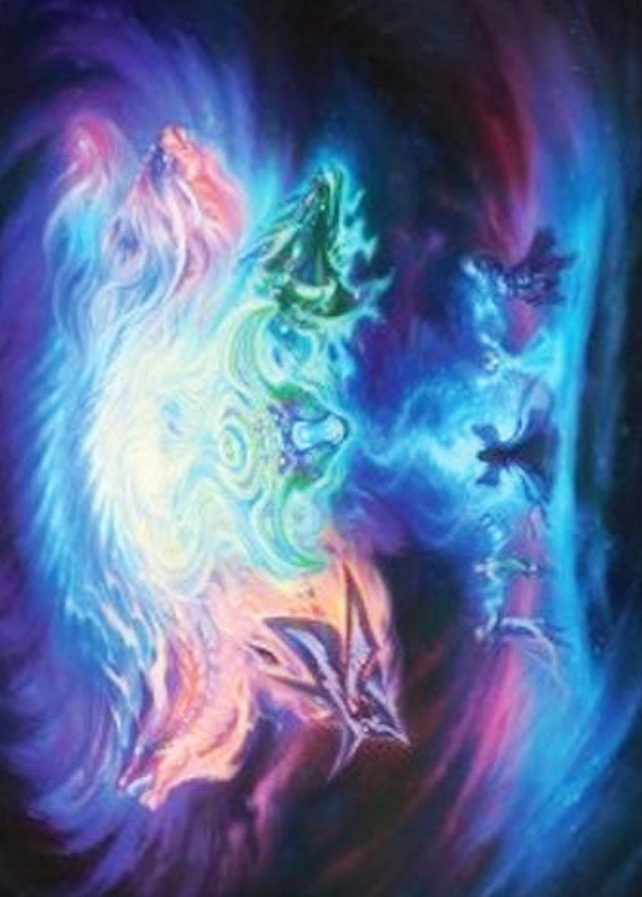 Call the Spirit Dragons TDM Art Card  NM