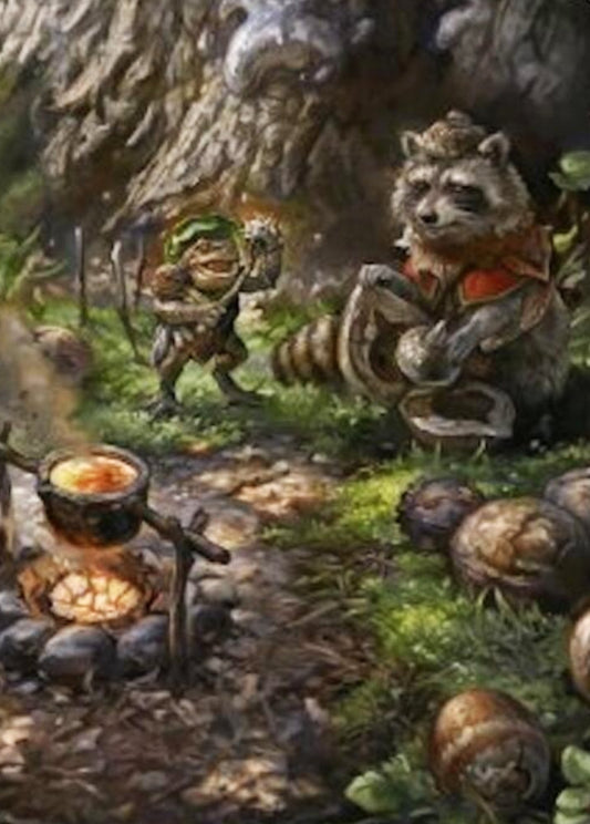 Sylvan Scavenging FDN Art Card  NM