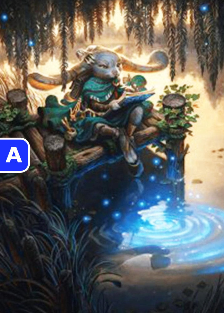 Tamiyo, Field Researcher BLB Art Card  NM