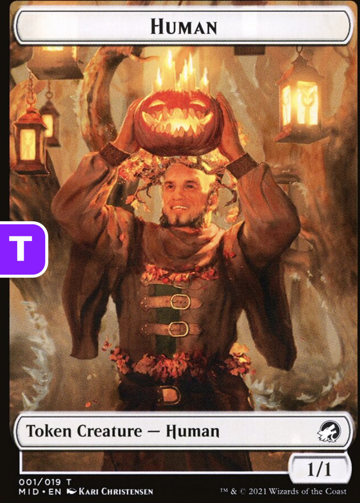 Human MID Token Creature Human NM