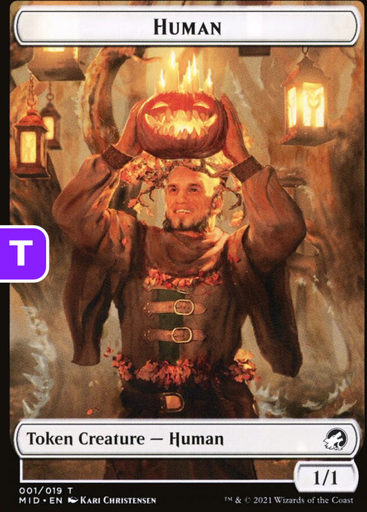 Human MID Token Creature Human NM