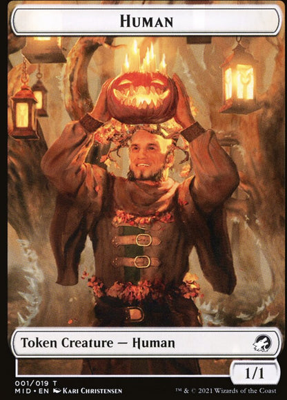 Human MID Token Creature Human NM