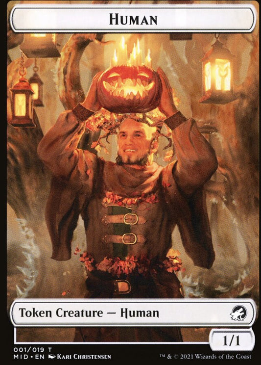 Human MID Token Creature Human NM