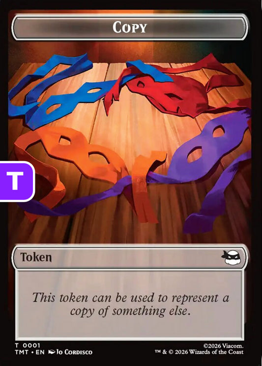 Copy/Dinosaur Soldier TMT Token/Token Creature /Dinosaur Soldier NM
