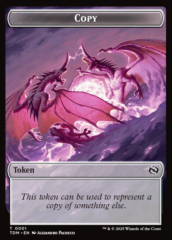 Copy/Monk TDM Token/Token Creature /Monk NM
