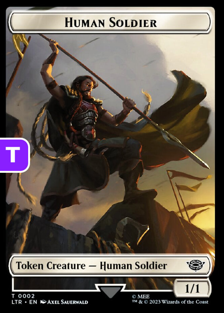 Human Soldier LTR Token Creature Human Soldier NM
