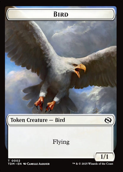 Bird/Monk TDM Token Creature Bird/Monk NM