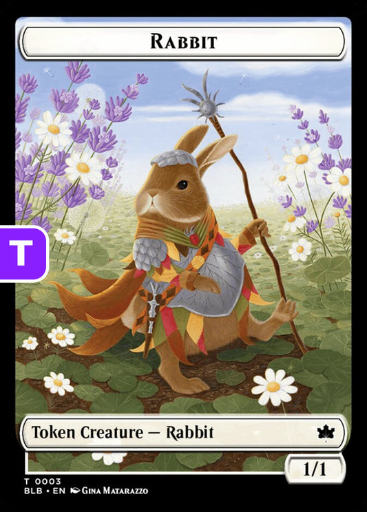 Rabbit BLB Token Creature Rabbit NM