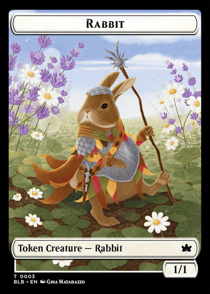 Rabbit BLB Token Creature Rabbit NM