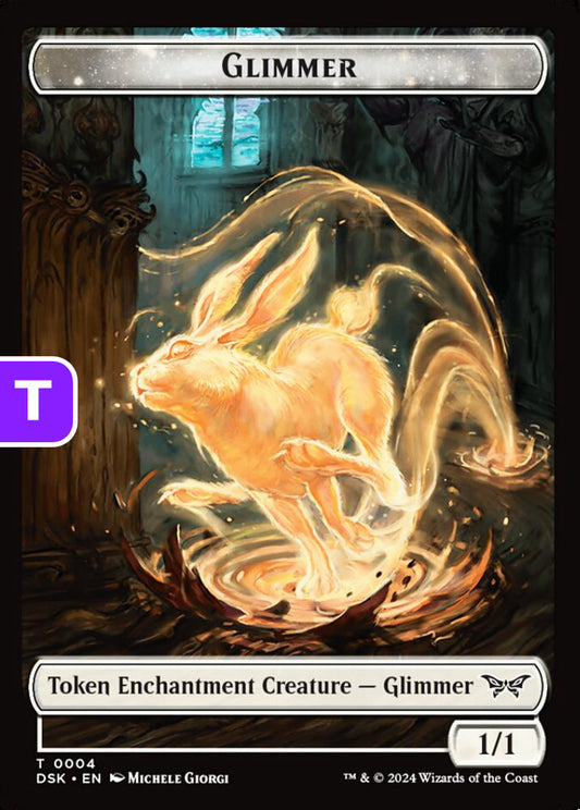 Glimmer DSK Token Enchantment Creature Glimmer NM
