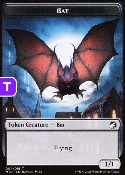 Bat MID Token Creature  NM