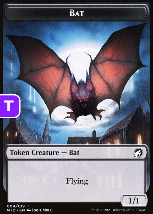 Bat MID Token Creature  NM