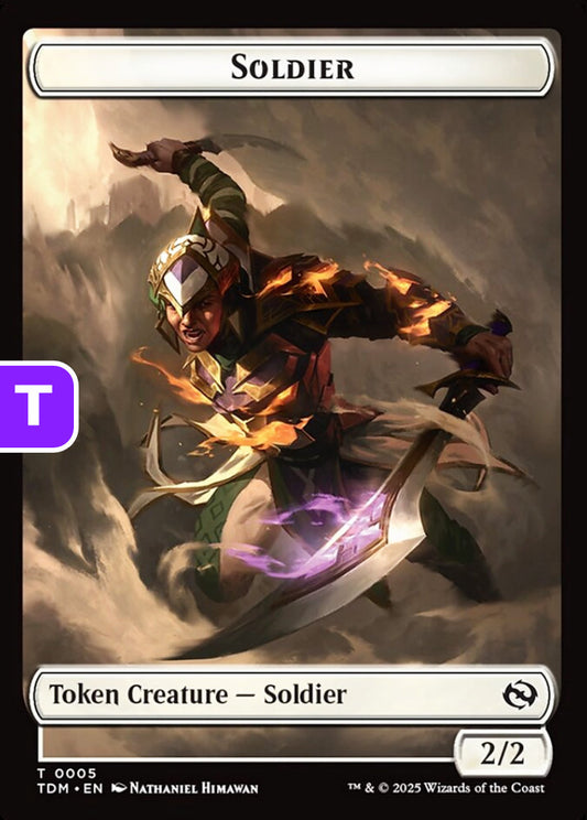 Soldier/Soldier TDM Token Creature Soldier/Soldier NM