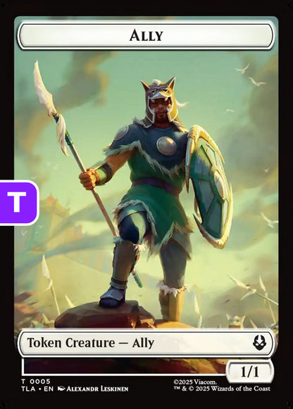 Ally/Clue TLA Token Creature/Token Artifact Ally/Clue NM