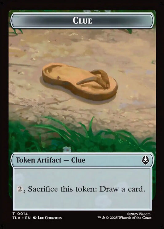 Ally/Clue TLA Token Creature/Token Artifact Ally/Clue NM