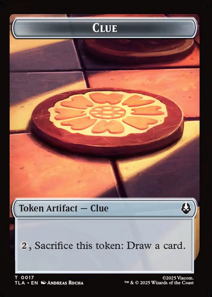 Ally/Clue TLA Token Creature/Token Artifact Ally/Clue NM