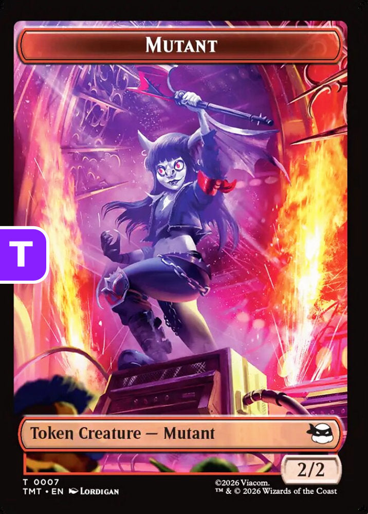 Mutant/Mutagen TMT Token Creature/Token Artifact Mutant/Mutagen NM