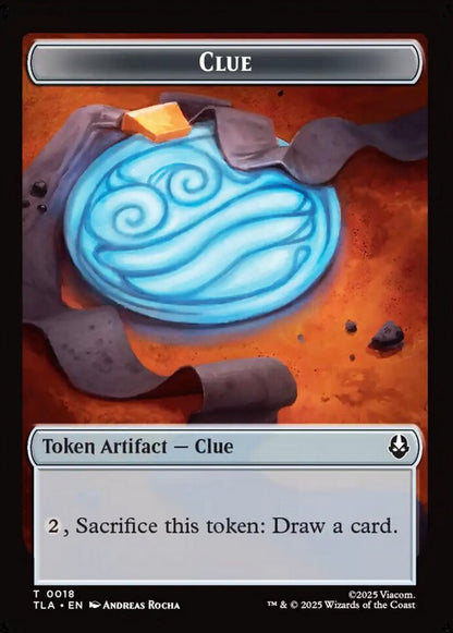 Ally/Clue TLA Token Creature/Token Artifact Ally/Clue NM