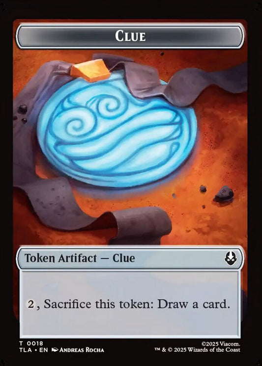 Ally/Clue TLA Token Creature/Token Artifact Ally/Clue NM
