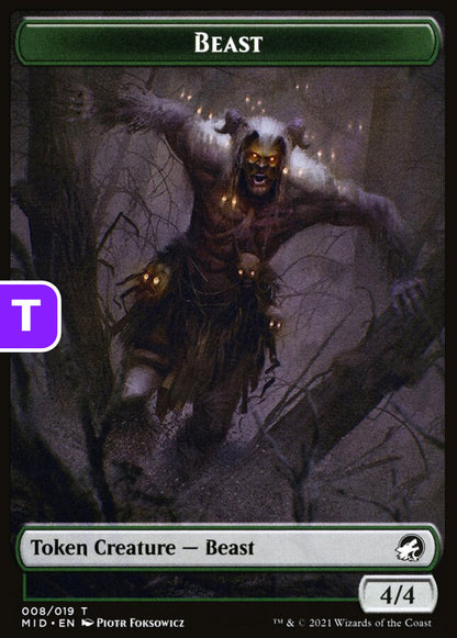 Beast MID Token Creature Beast NM