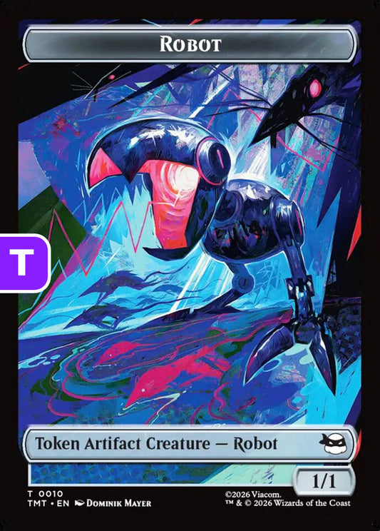 Robot/Food TMT Token Artifact Creature/Token Artifact Robot/Food NM