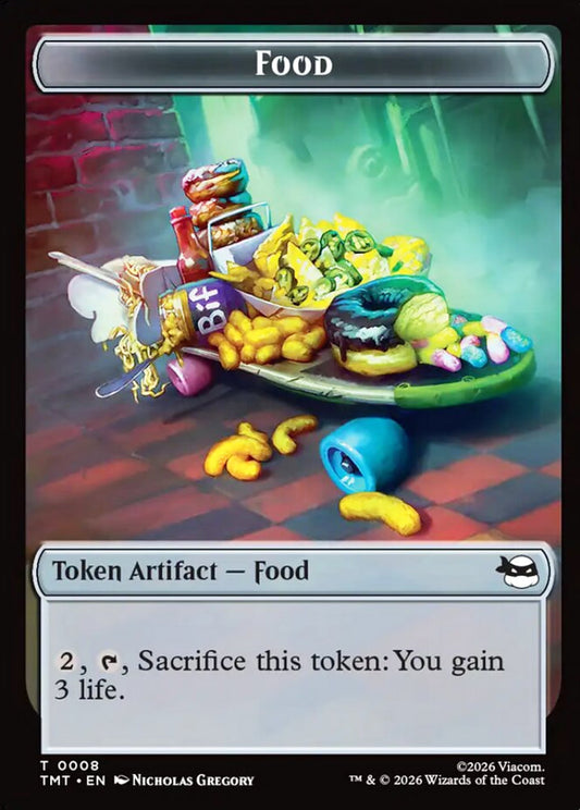 Robot/Food TMT Token Artifact Creature/Token Artifact Robot/Food NM