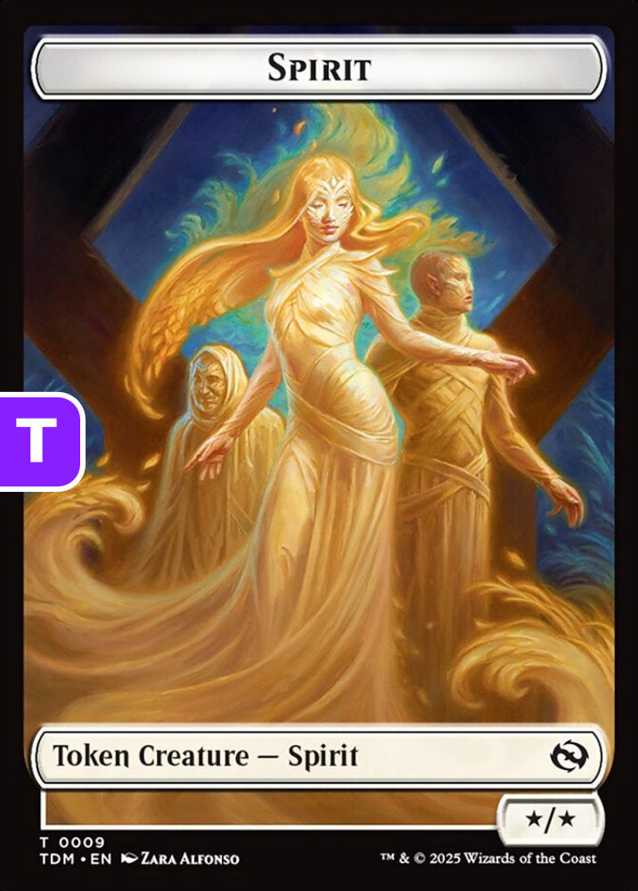 Spirit/Spirit TDM Token Creature Spirit NM
