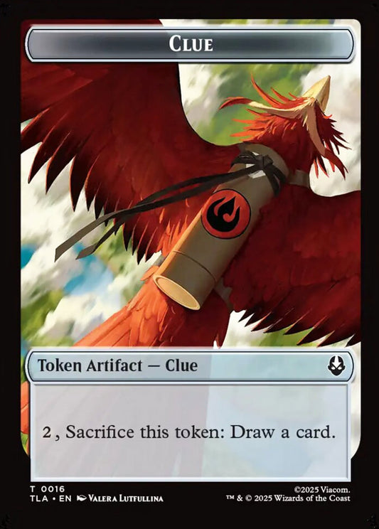 Ally/Clue TLA Token Creature/Token Artifact Ally/Clue NM