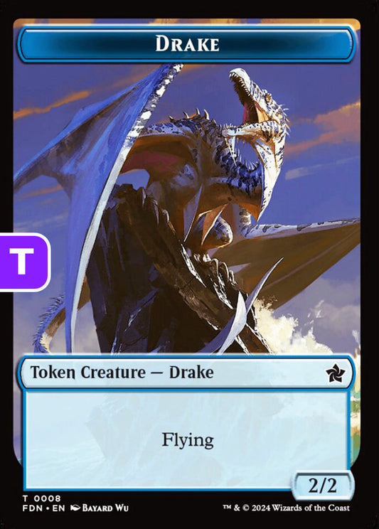 Drake/Goblin FDN Token Creature Drake/Goblin NM