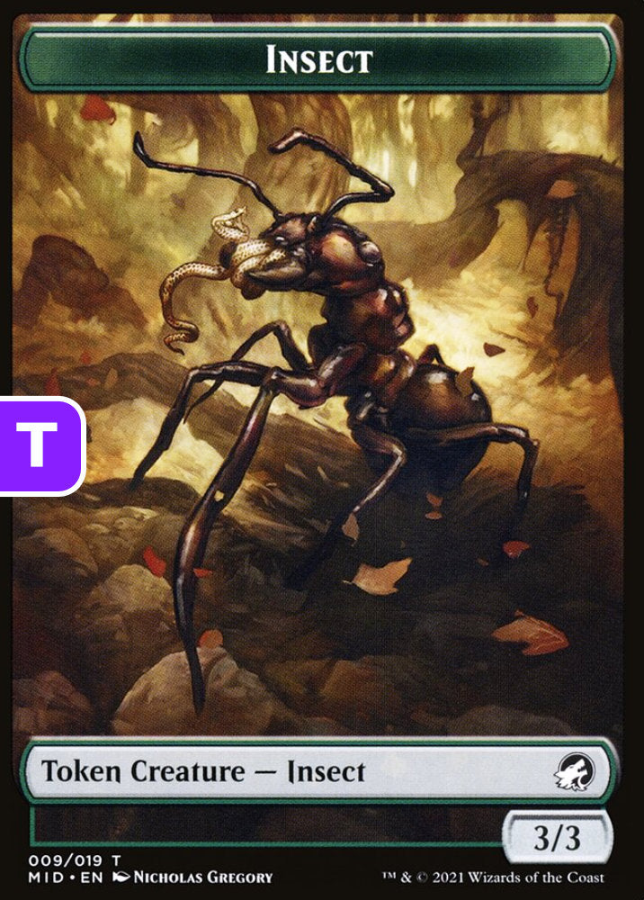 Insect MID Token Creature Insect NM
