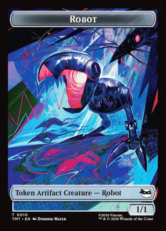 Mutagen/Robot TMT Token Artifact/Token Artifact Creature Mutagen/Robot NM