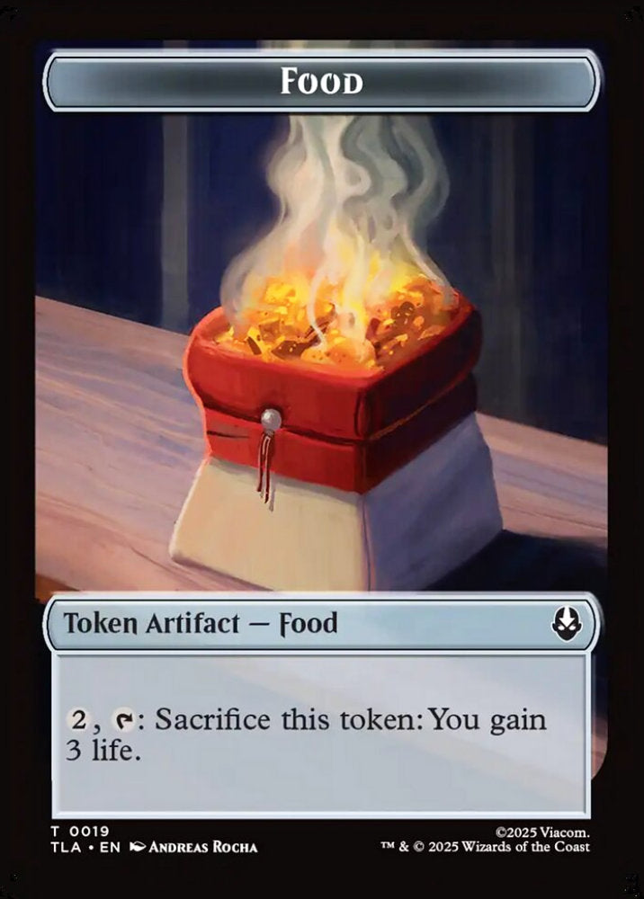 Dragon/Food TLA Token Creature/Token Artifact Dragon/Food NM