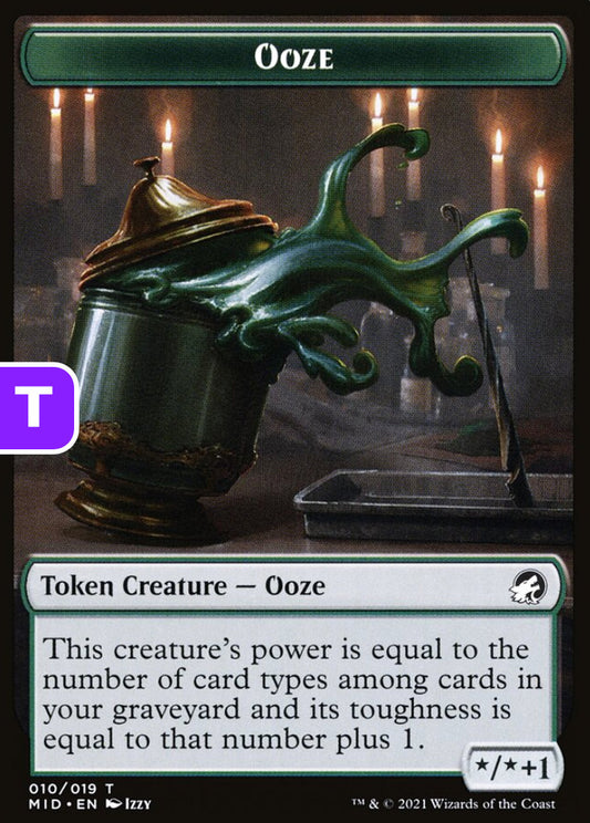 Ooze MID Token Creature Ooze NM