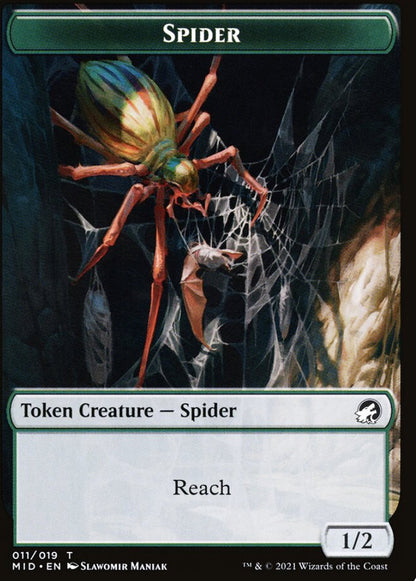 Spider MID Token Creature Spider NM